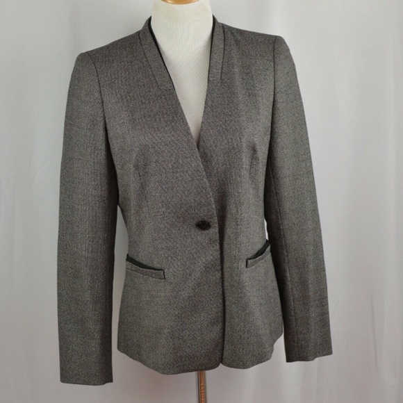 Lafayette 148 WMN Brown Tweed 2 piece Suit SZ 8